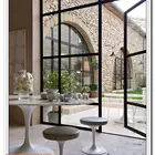 New Design Diamond 3D Iron Steel Door Fashion Wholesale Price Security Door Single Metal Door