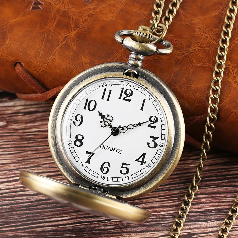 YISUYA Hand Around Full Hunter Pendant Chain Pocket Watch Men Mini Creative Clock Necklace Quartz Christmas Watches Xmas Gift (10)