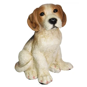 wholesale resin beagle puppy dog animal statue for home