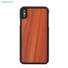 New Arrival PC Edge Cover Blank Wood Mobile Phone Hard Case For Iphone Xs Max