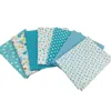 7pcs Precut Quilt Squares Cotton Blending Fabric Crafts For Decoration
