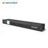 AVMATRIX 8x8 SDI Serial Digital Video Matrix Switcher 8 Inputs & 8 Outputs, SMPTE 259M, RS-232, Rackmountable