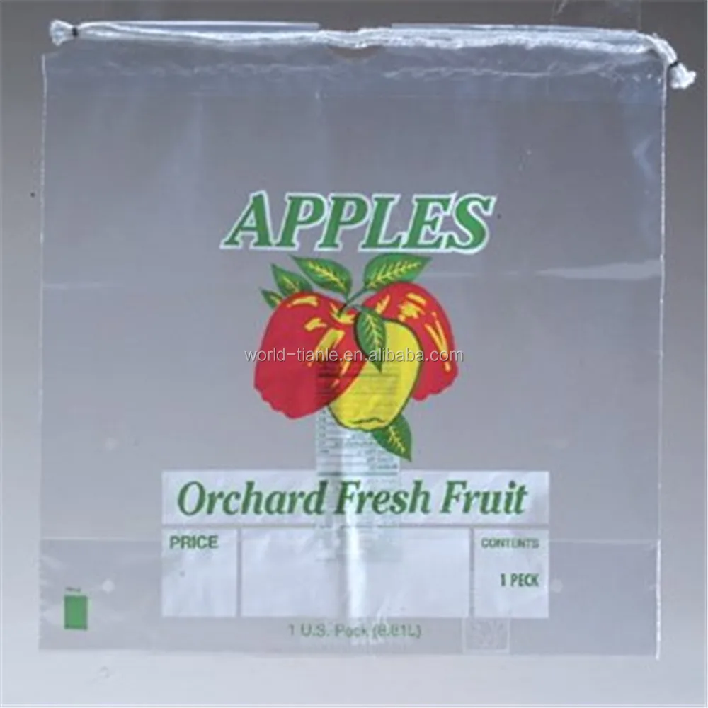 china apple plastic bags