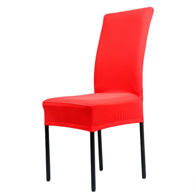 New Year Home Chair Cover wedding decoration Solid Colors Polyester Spande Dining Chair Covers For Wedding Party Chair Cover