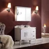 BONNYTM A-3803 glass bathroom mirror cabinet design toliet furniture italian style