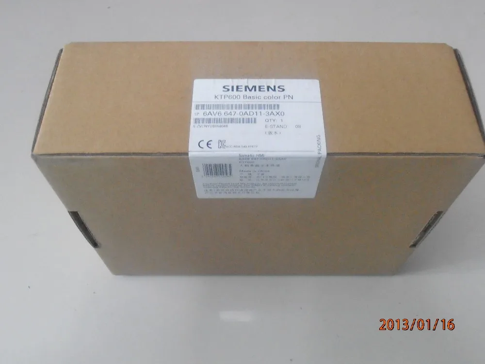 シーメンスsimatic hmi KTP600基本色pn 6AV6647-0AD11-3AX0タッチパネル仕入れ・メーカー・工場