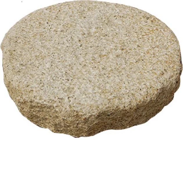 Golden Yellow Granite Garden Stone Step Round Stepping Stones