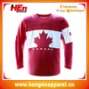 Hongen apparel canada team red ice hockey jersey/light ice hockey clothing