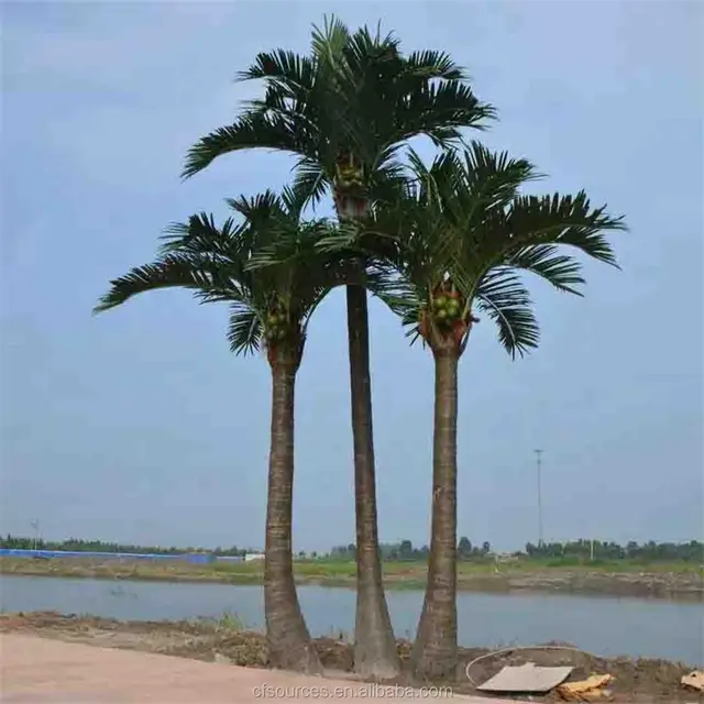 2017 high quality large outdoor artificial palm trees