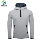 Logo Sweatshirt Fleece 1/4 Zip Pullover Sweatshirt With Hood