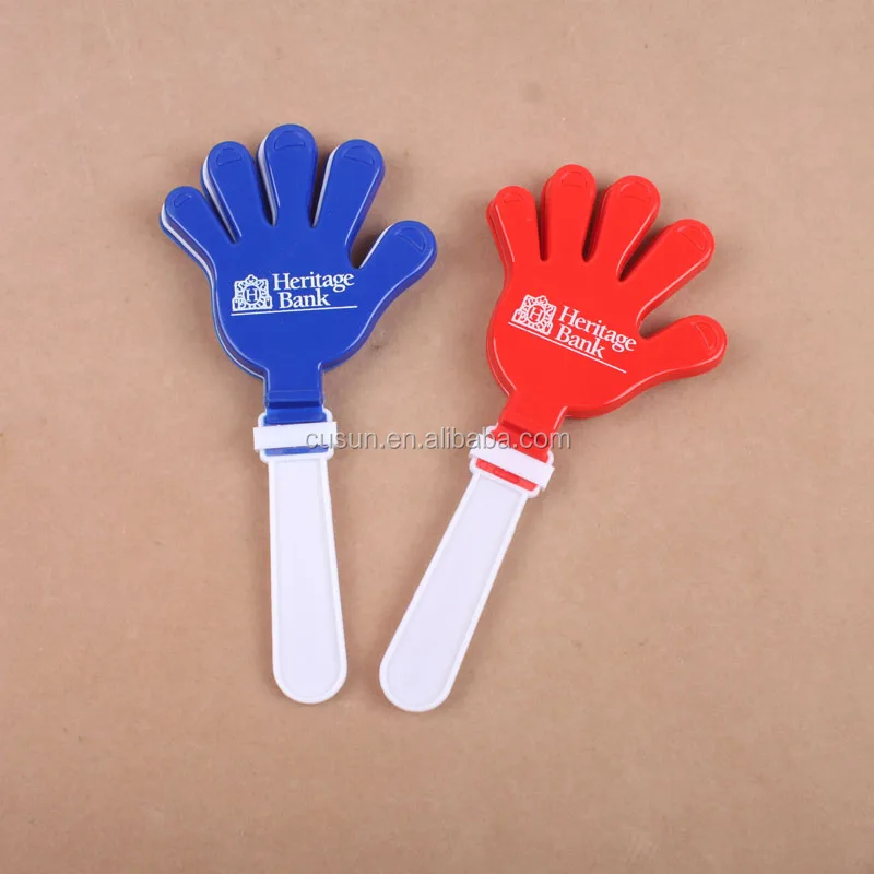 Plastic Round Red Clappers