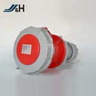 3P+N+E 63A 400V IP67 industrial mobile connector 5 pin plug and socket