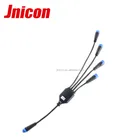 UL CUL approval M15 ip rated connector wire harness for led lighting