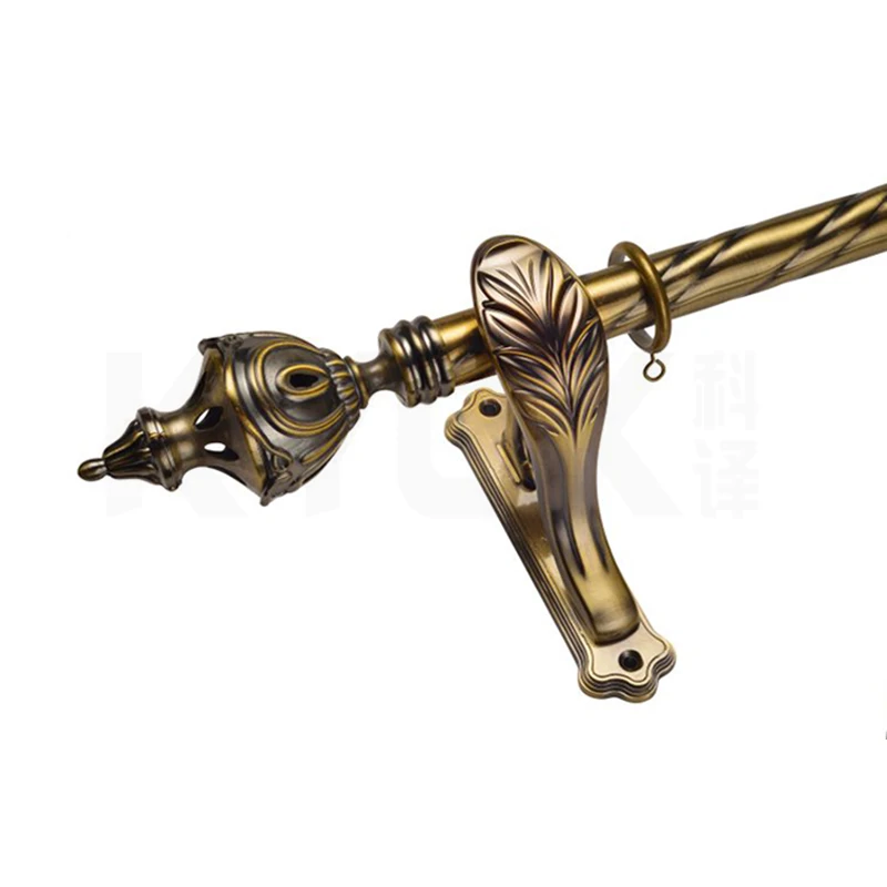 Double Curtain Rod Set Poles Pipe Curtains Wholesale Iron Steel