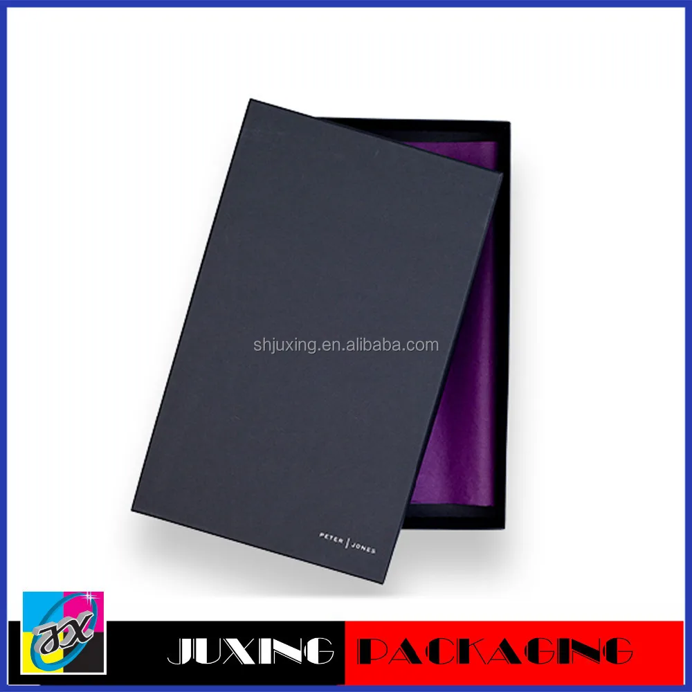black carton shirt packing box wholesale