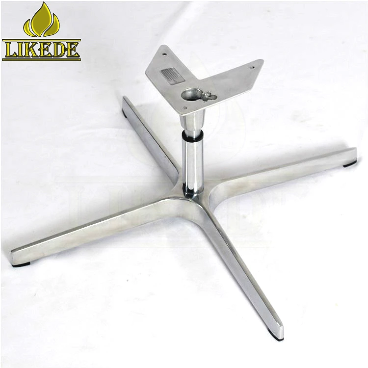 Newest aluminum metal swivel chair base sofa base legs