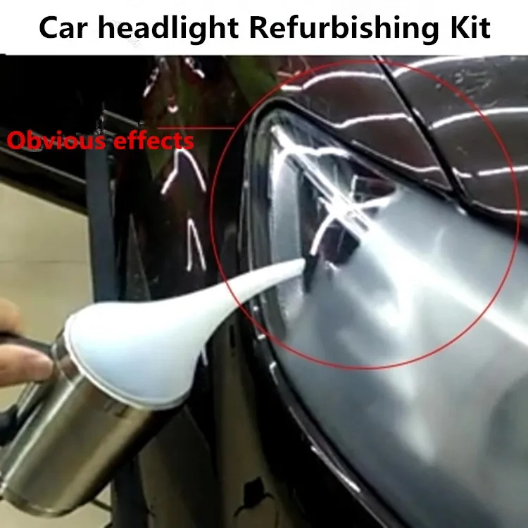 Headlight Steamer Headlight Repair Liquid Cleaning Headlight Restoration Kit Car