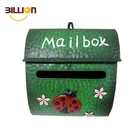 Lockable Outside Craft Design Wall Mounted Metal Mailbox, Letterbox Postbox