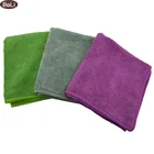 Purple, grey, green durable kitchen microfiber cleaning towel dish cloth