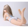A cup bust small breast Japan 18 girl look 65cm silicone adult sex doll cheap mini sex doll for young men
