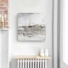 Abstract Canvas Wall Art Handmade Gold Foil Unique Oil Painting Frame