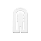 Garment Fastener U Shape Plastic Dress Shirt Clip for Packing