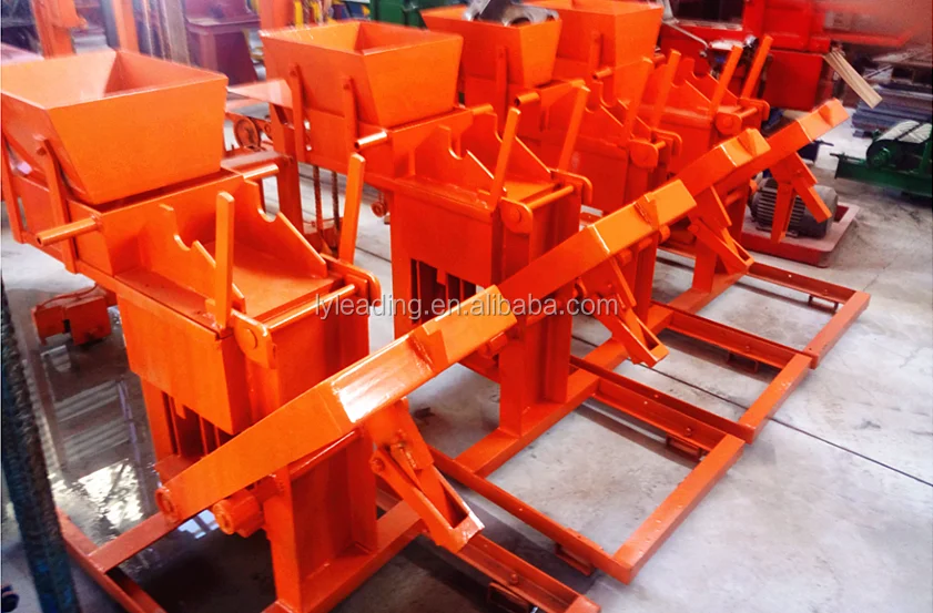 QMR2-40 Manual Interlocking Clay Brick Machine Interlocking Press Mud ...