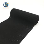 High quality polyester webbing black elastic band custom for mesh abdominal binder