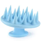Colorful Shampoo Scalp Silicone Hair Detangling Massage Brush