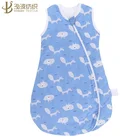 fox print 100% cotton sleeping bag baby