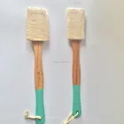High quality Long handle Loofah bath brush