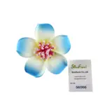 Factory direct Hibiscus Flowers foam blue and white Hawaiian Flowers for girls hair accessories beach party #56066