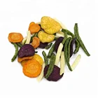 Vacuum fried mixed vegetable chips,snack foods