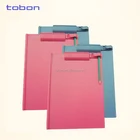 Popular New design NON-SKID Pen holder clipboard, plastic clipboard, plastic clipboard with pen holder