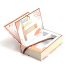 Luxury white Cardboard folding Printing High Quality folding magnetic close gift boxes for Cosmetic