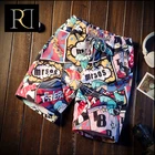 Wholesale fashion casual printed streetwear plus size shorts