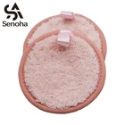 ESTEL'LA oem no logo private label microfiber makeup remover cleaning makeup remover microfiber sponge blender