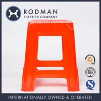 No. 6 Stool PP Plastic Living Room Leisure Stool Furniture for Wholesale