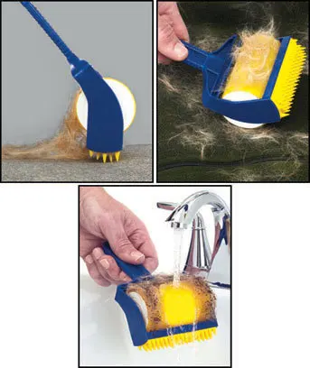 Clothes Blankets Pet Hair Sticky Lint Roller Brush