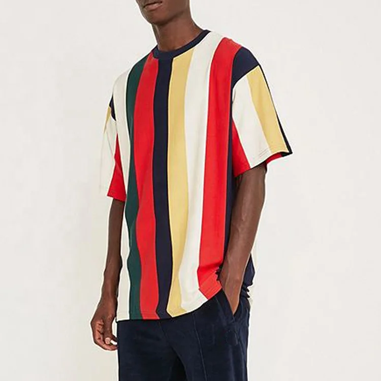 vertical striped t shirt mens