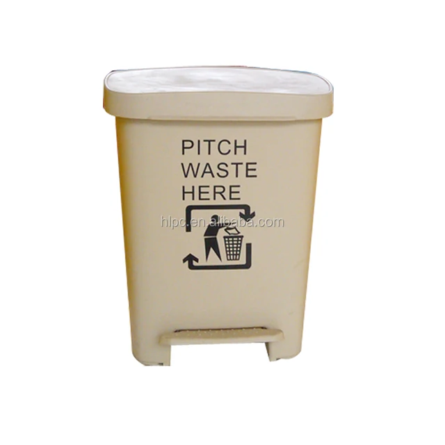 plastic pp 50l medical foot pedal rubbish bin/garbage bin for