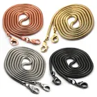Wholesale High Quality Bags Parts Four Colors Chosen 4.2mm Metal Plating Bags Snake Chains with Hooks