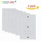 2018 Electric Outlet Covers Baby Safety Self Closing Wall Socket Plugs Plate Alternate for Child Proofing