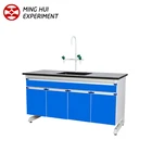 Qualified electronic chemistry lab technician work table with sink