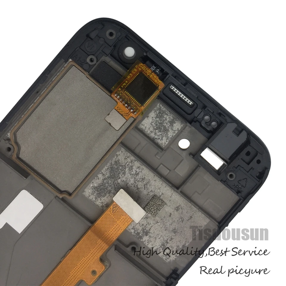 Alcatel ot6016 LCD Display With Frame black (9)