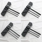 304 stainless steel straw box environmental protection color coffee drink titanium straw custom logo