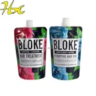 Poly Stand up spout bag Matte surface Food wrapping spout pouch foil lined for drink,spice,powder