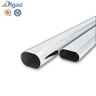 High Quality Chrome Plated Hard Steel Wardrobe Oval Hanging Clothes Garment Iron Tube and Closet Rail for Furniture