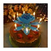 Amazing rotating birthday flower candele
