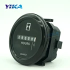 SH-1 round digital timer quartz-enclosed electronic quartz timers dc12-36v hour counter meter